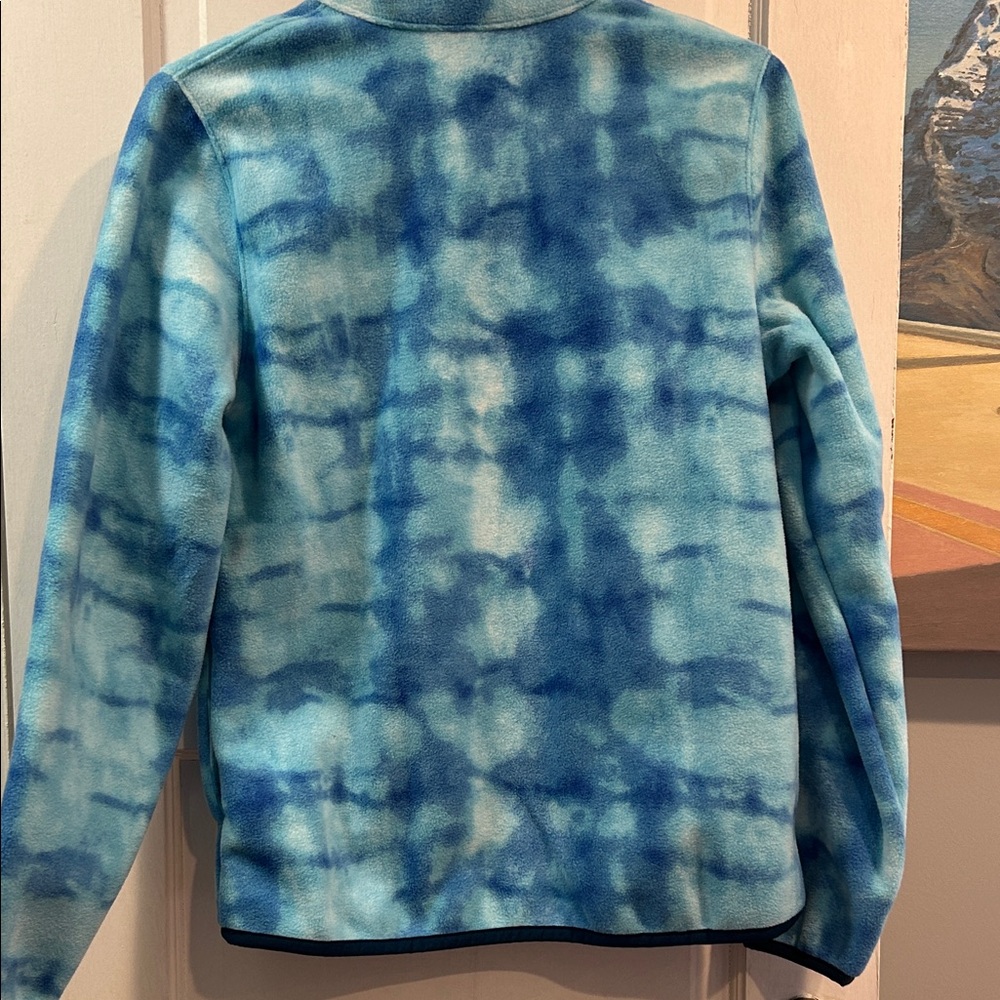 Blue Tie-Dye obermeyer fleece - Picture 3 of 3